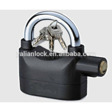 Top security alarm padlock